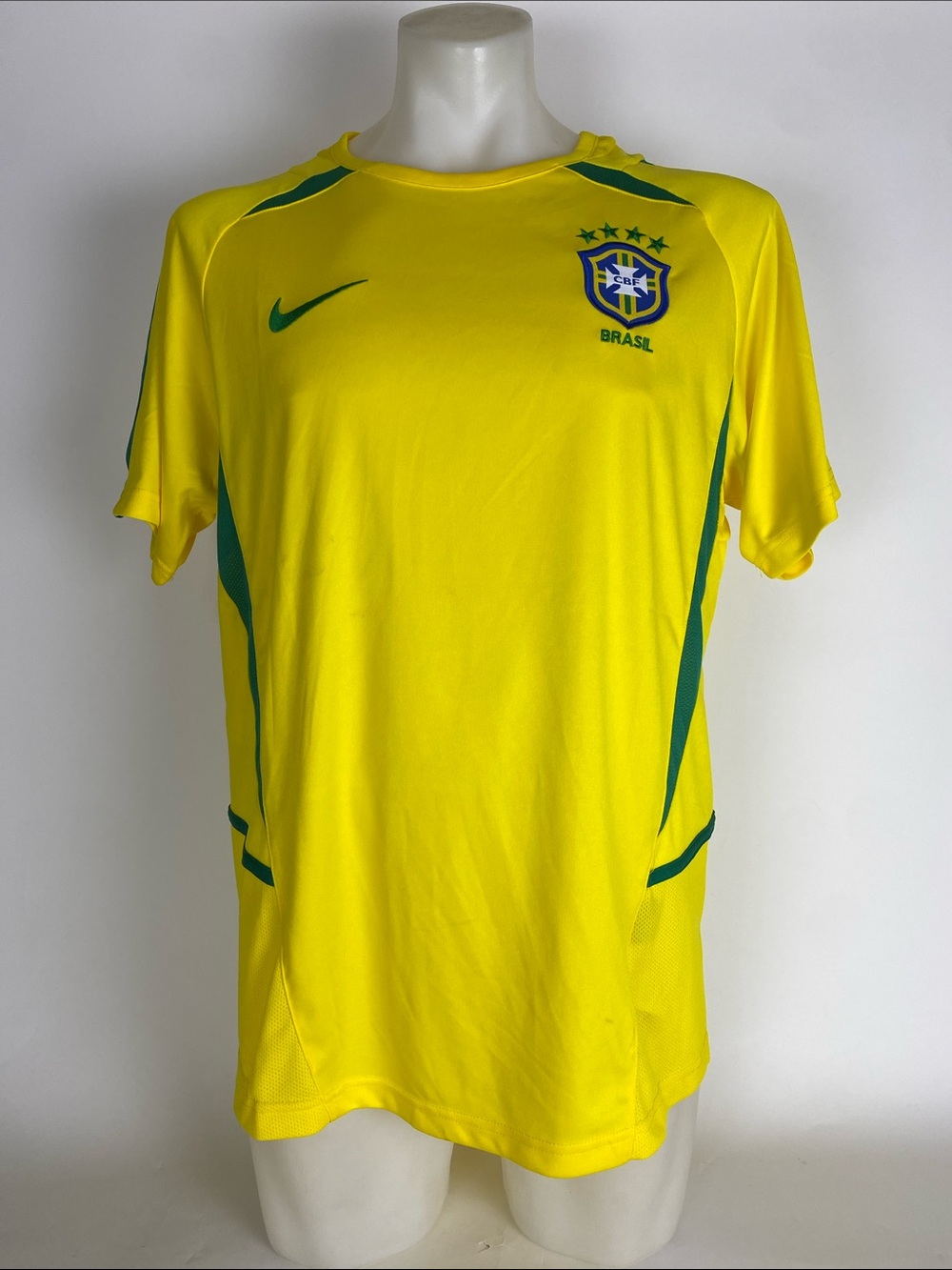 Nike Brazil CBF Soccer Jersey Men's XL Yellow Dri-Fit ADV CD4230-496